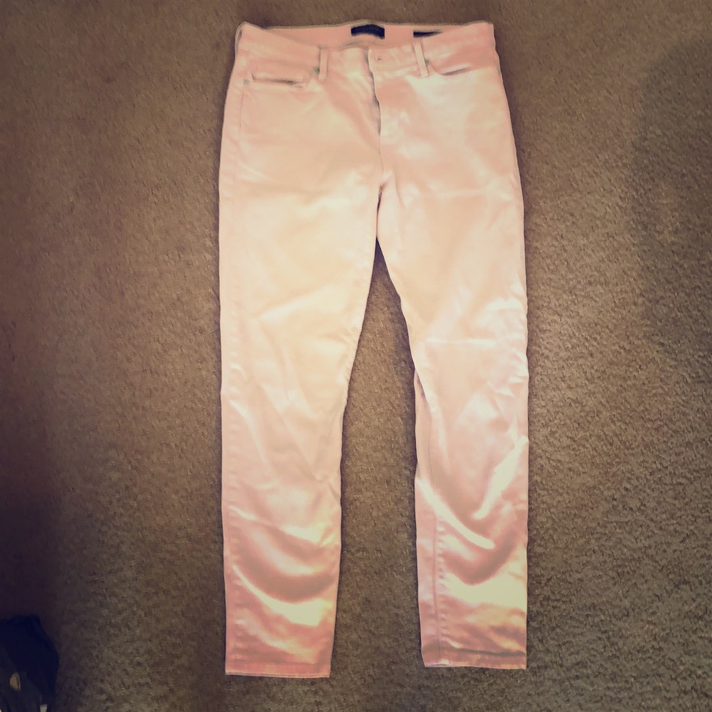 Blush Pink Banana Republic Skinny Jeans